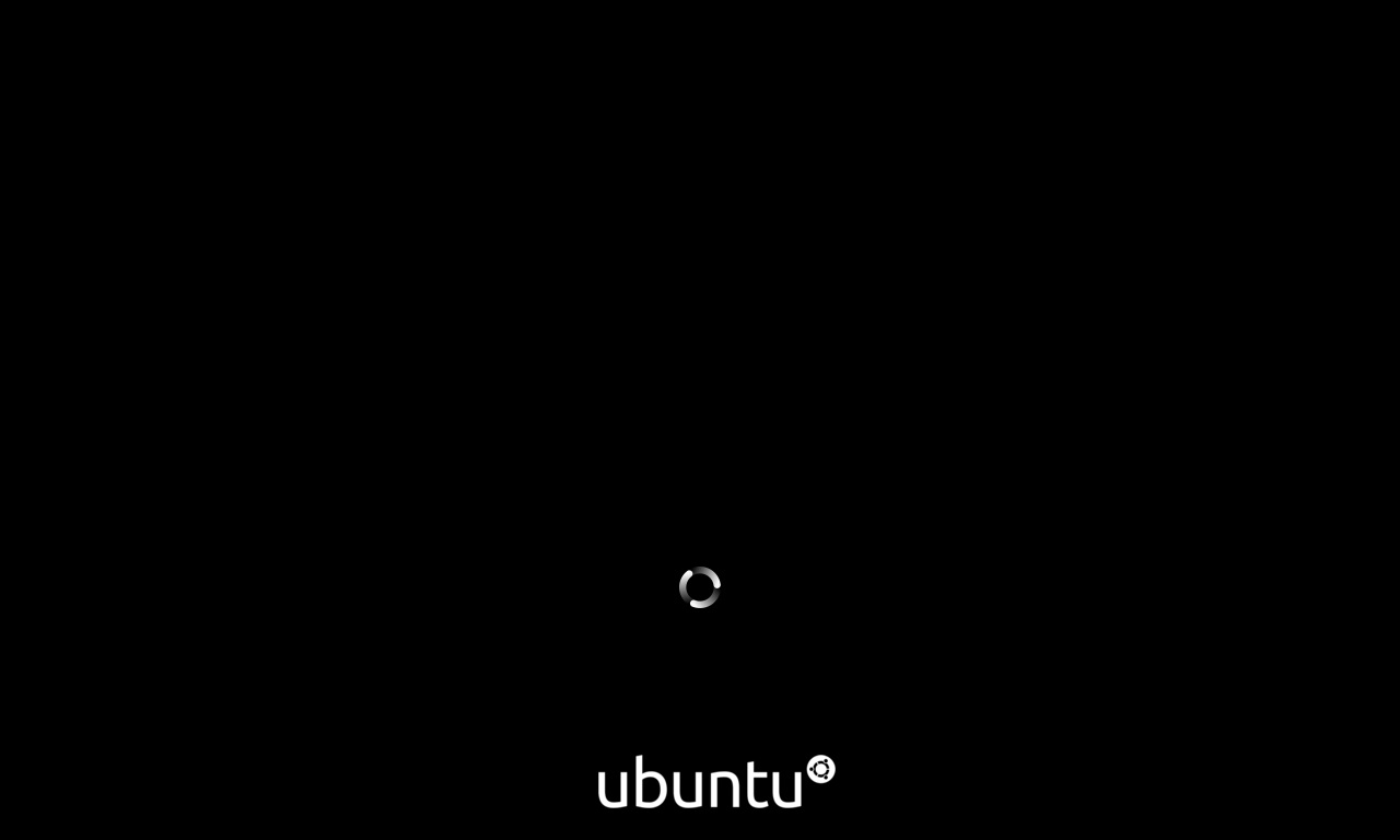 Ubuntu Start Screen