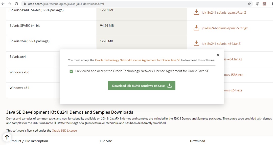 Step by step How to Download and install Java SE JDK 8 and JRE on