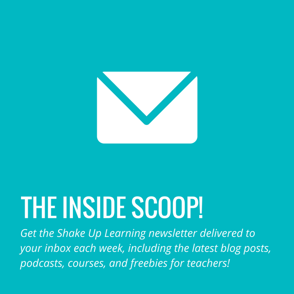 THE INSIDE SCOOP Shake Up Learning