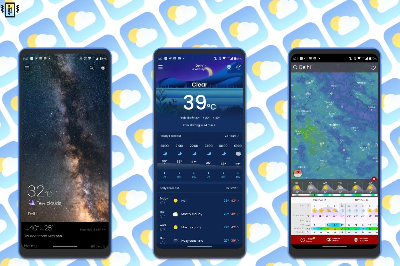 Best Weather Apps For Android To Avoid Sudden Downpours!