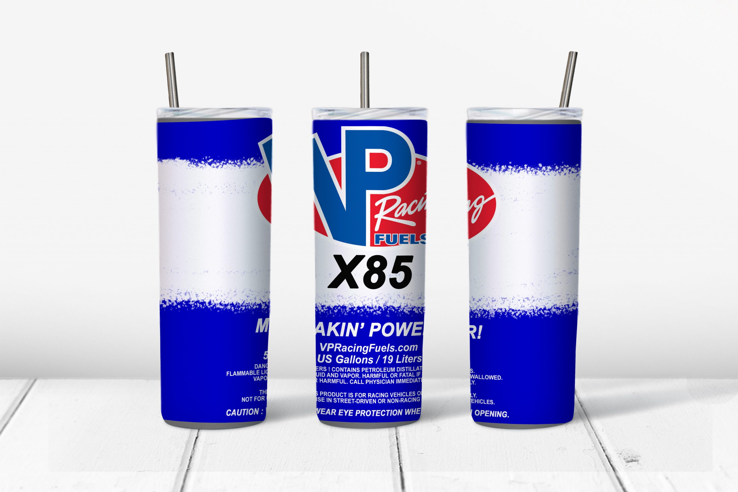 VP Racing Fuels X85 DEsign for 20 oz skinny tumbler Shalini Design store
