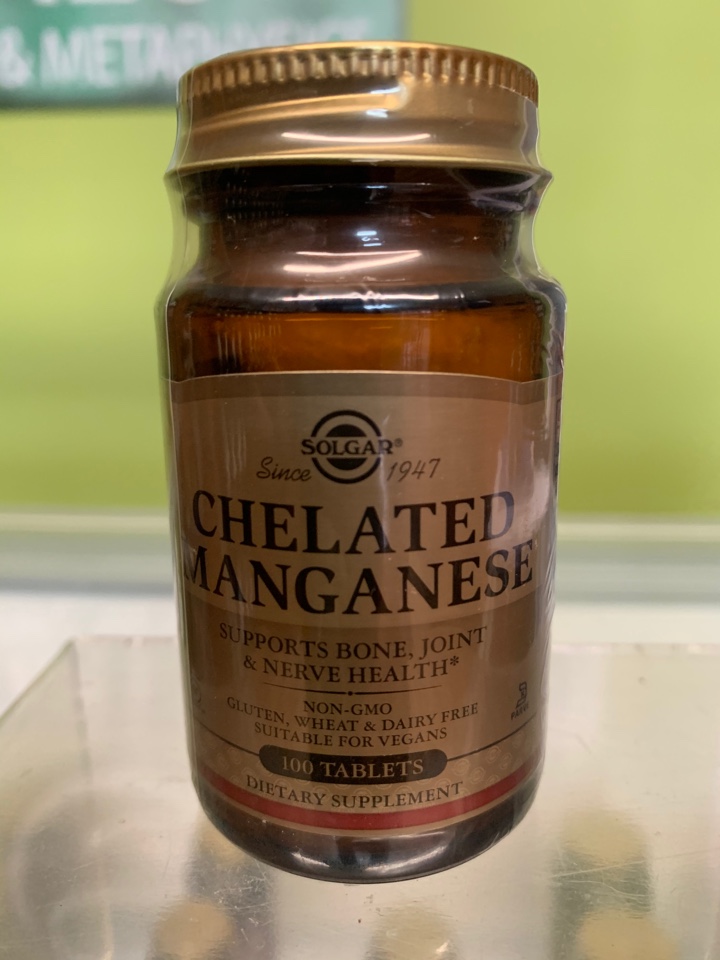 Chelated Manganese Shalom Health Services