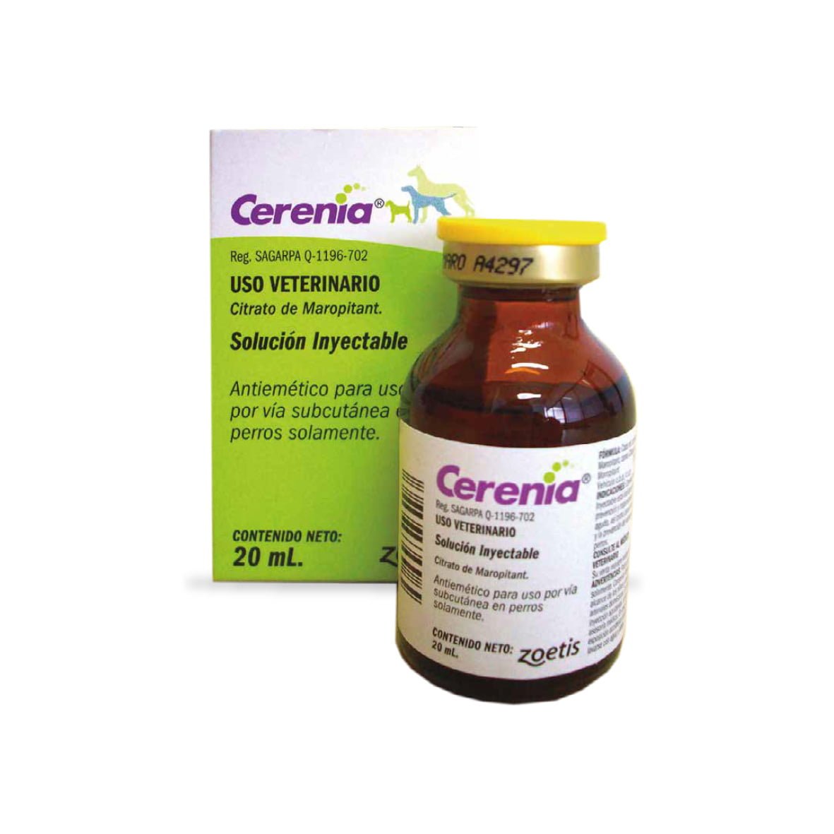 CERENIA X 10 MG X 20 ML Disponible veterinarias únicamente Shaly