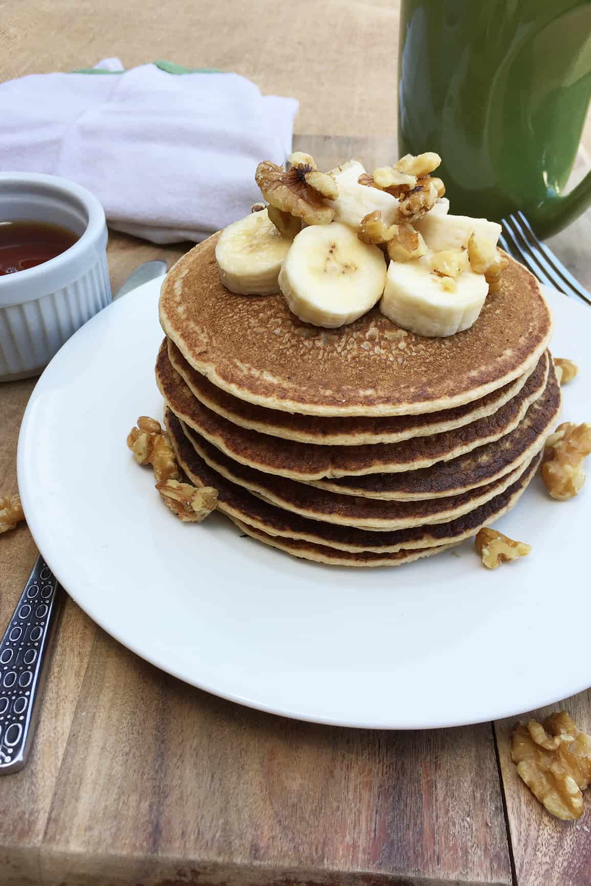 Five Ingredient Easy Vegan Pancakes Shane & Simple