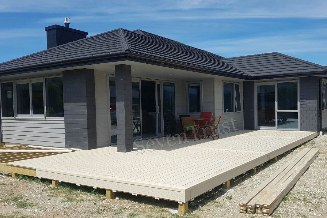 WPC Decking Zealand White Decking Project in New Zealand