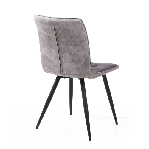 Rodeo Suede Effect Dark Grey Dining Chair Shankar UK