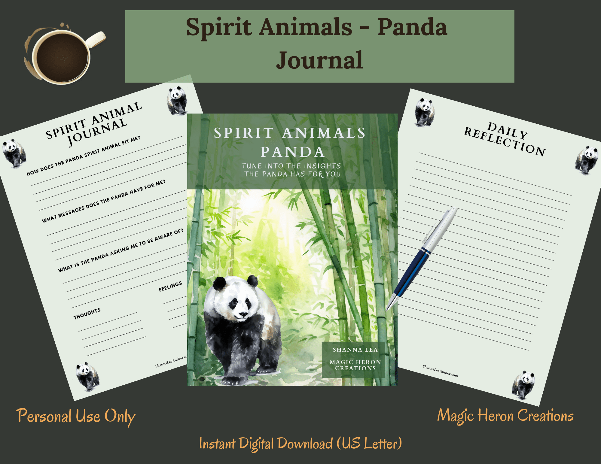 Explore Panda Symbolism and Meaning with Panda Spirit Animal Journal