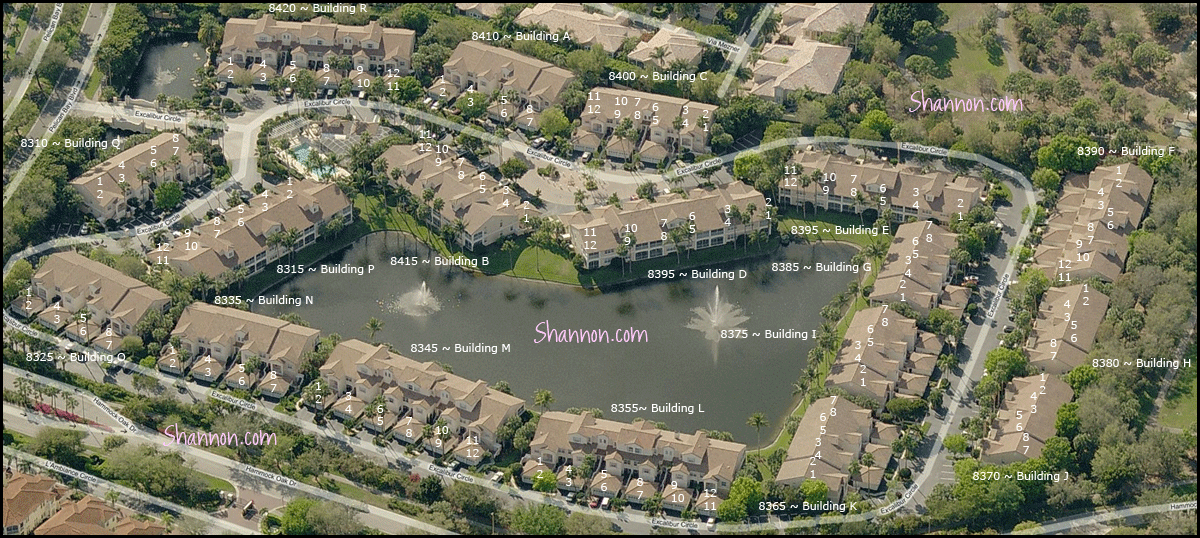 Avalon Condos Site Plan Luxury Condos in Pelican Bay Naples FL.