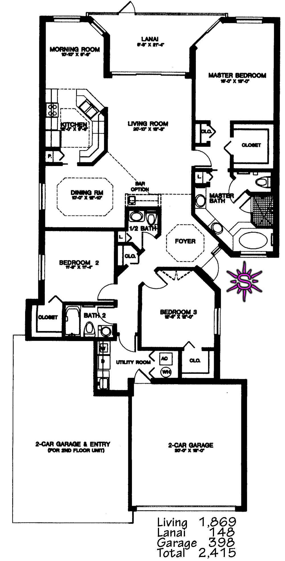 Crescent Floor Plans Luxury Condos in Pelican Bay Naples FL.