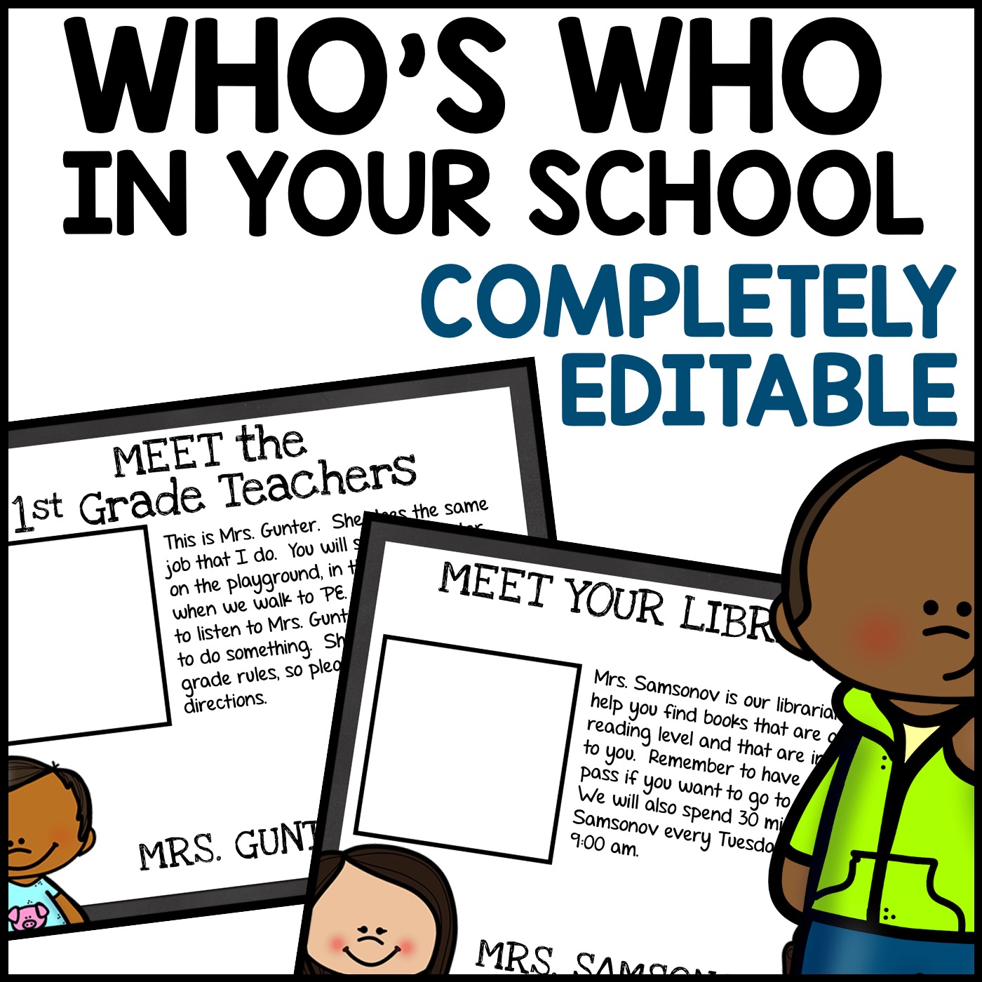 Back to School Activity We Are Better Together