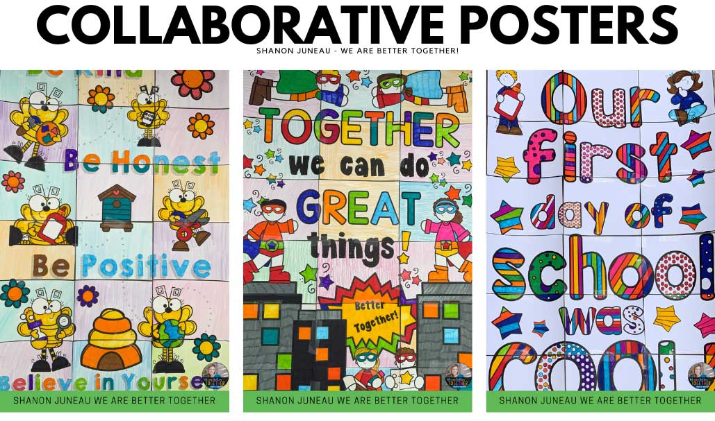 Collaborative Poster Activity We Are Better Together