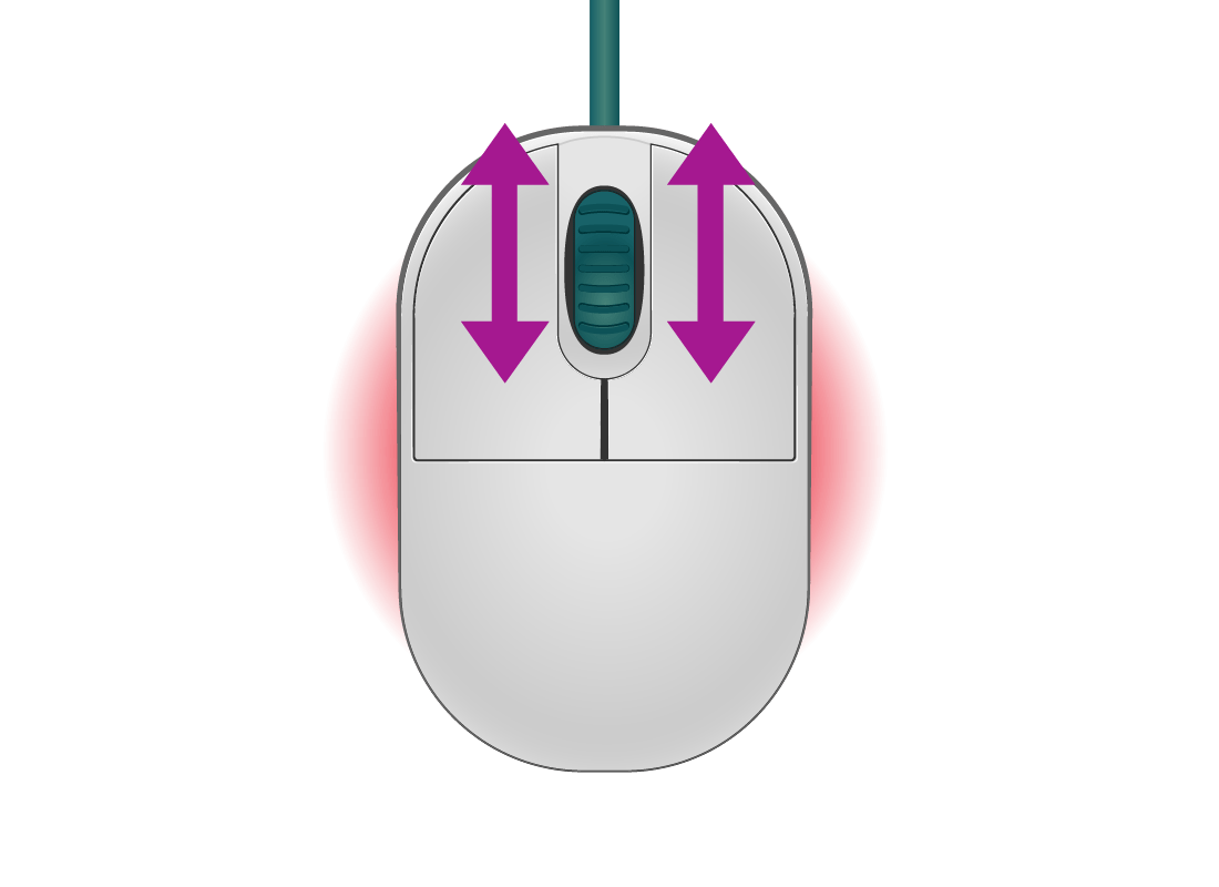 How To Scroll Wheel Click Roccat Kone Aimo Gaming Mouse Your E Shape