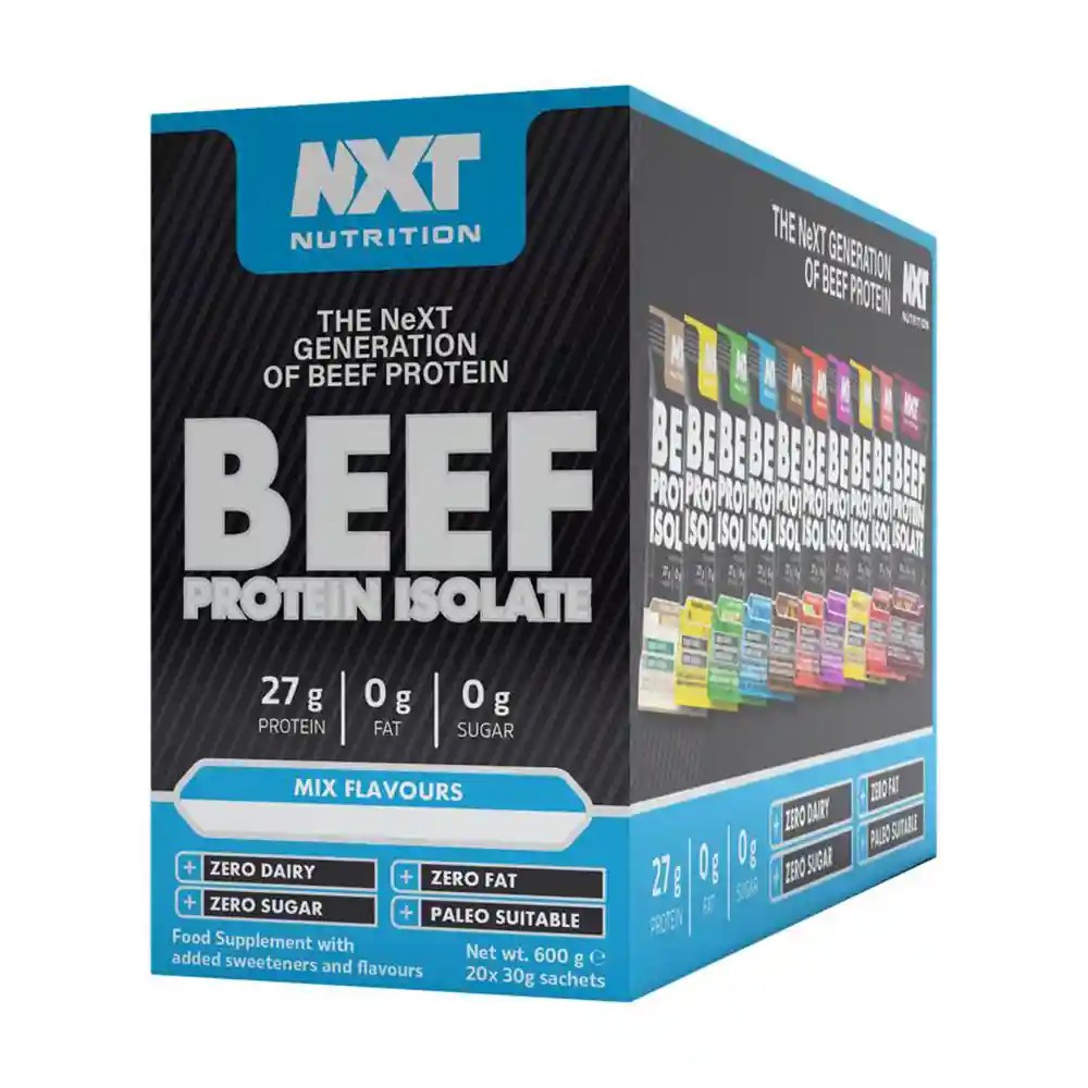 NXT Beef Protein Isolate Sample Box (20 sachets) Shapeshifter Nutrition