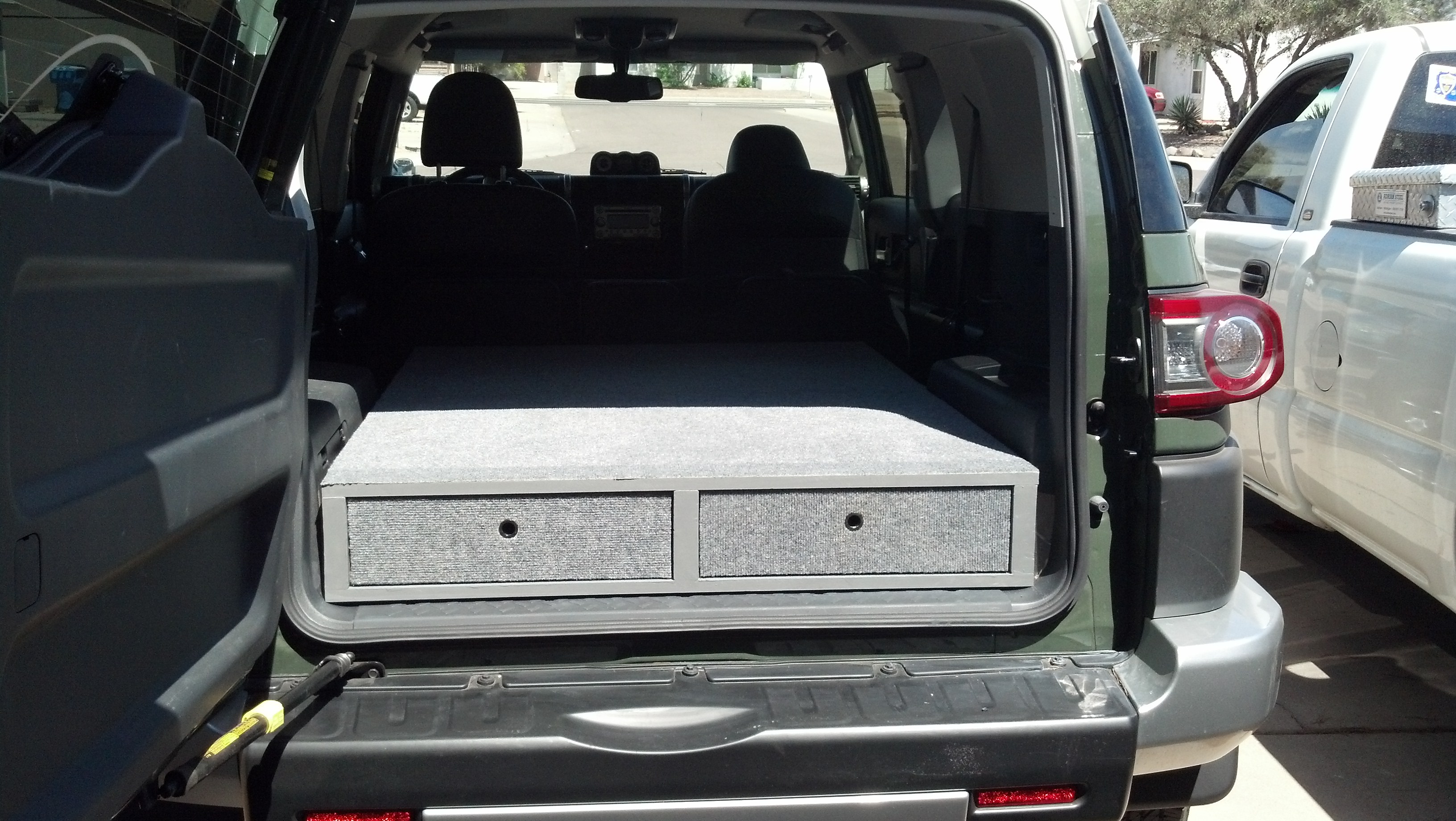 Custom bed for SUV
