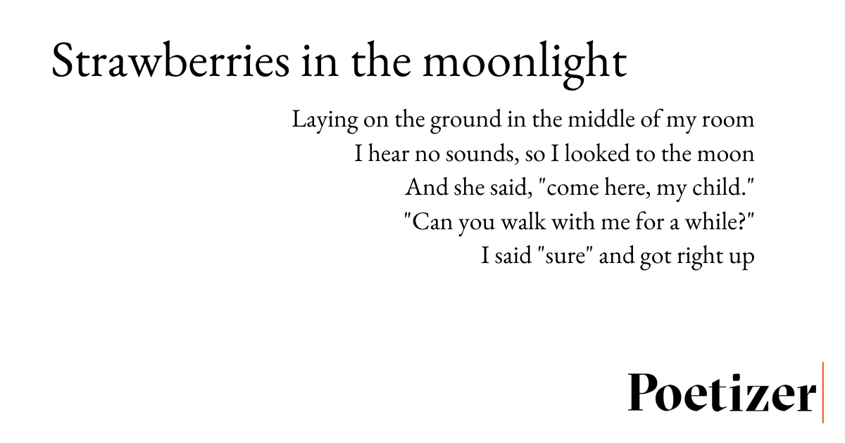 Strawberries in the moonlight