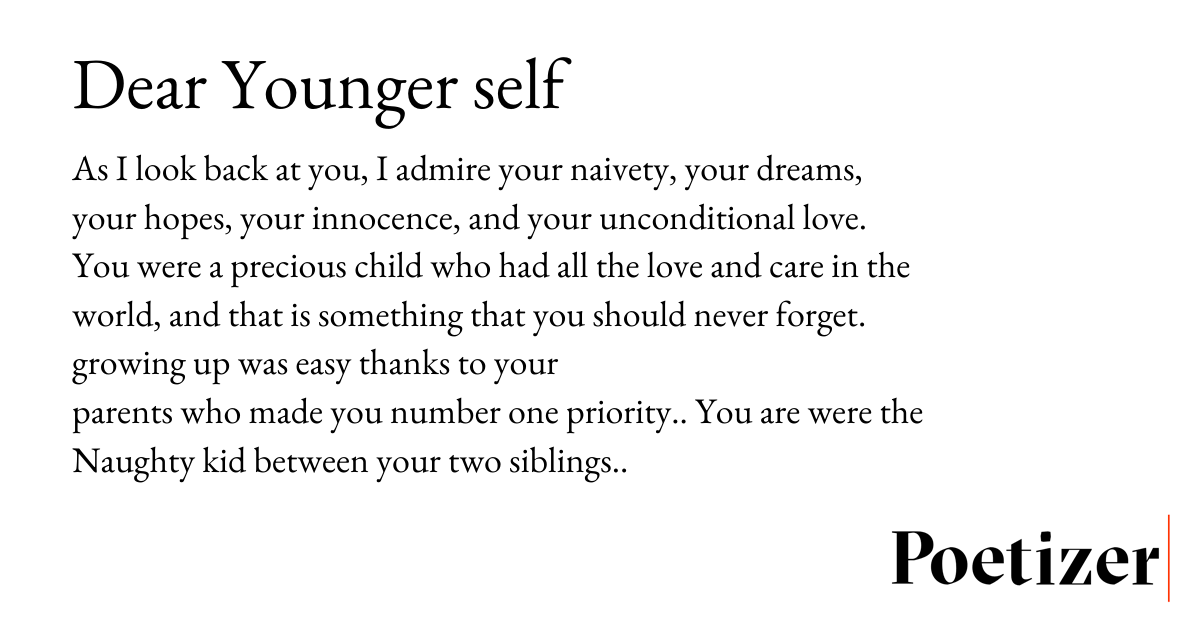 Younger Self Quotes Joseph Deitch Quote “Looking Back At My Younger