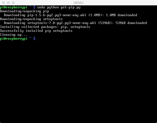 Installing Pelican on Raspberry Pi