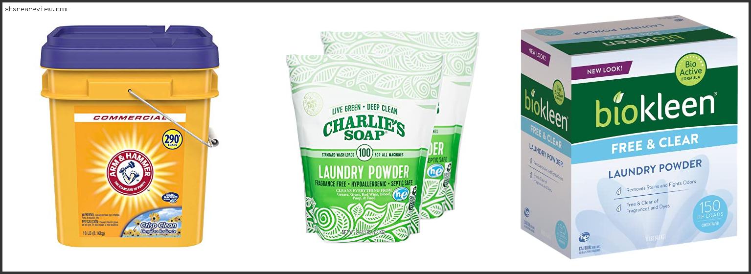 Top 10 Best Powder Laundry Detergent Reviews & Buying Guide In 2022