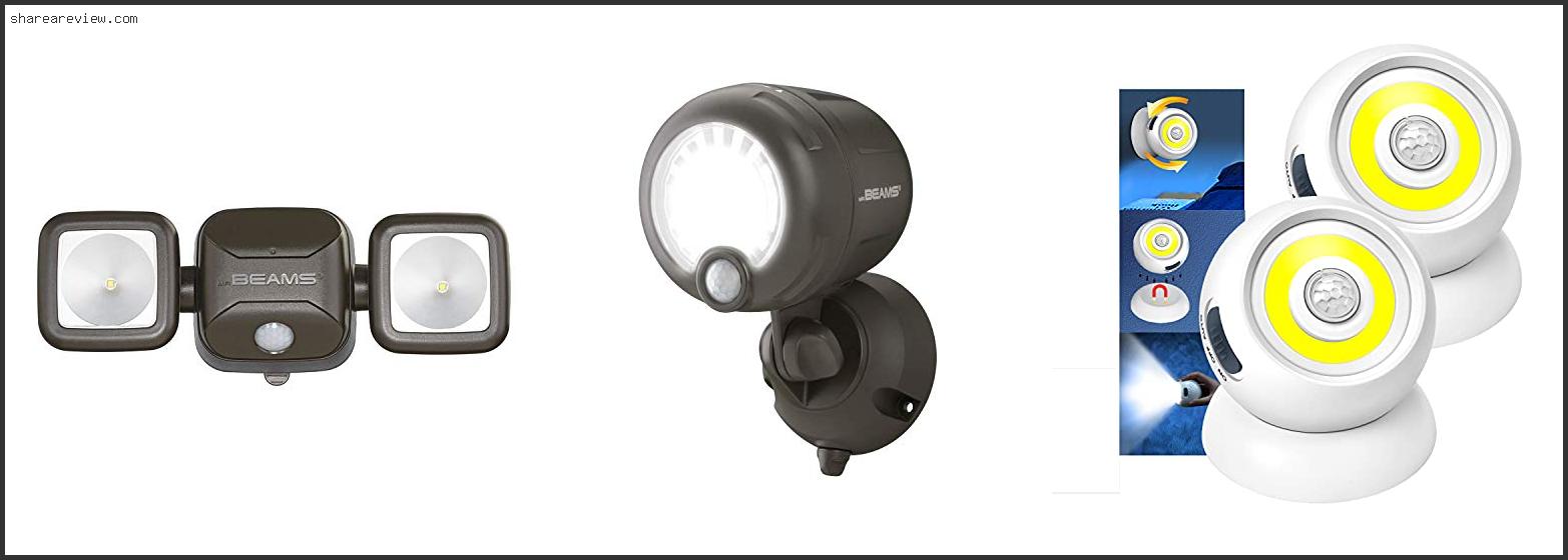 Top 10 Best Outdoor Motion Sensor Lights Battery Operated Reviews