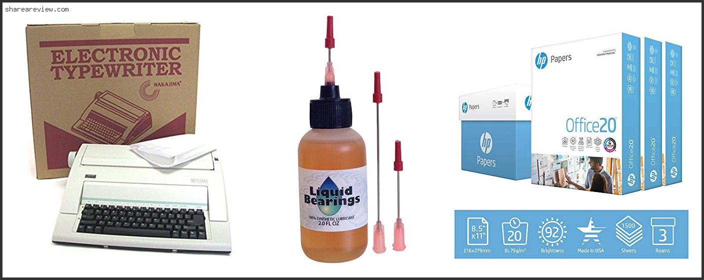 Top 10 Best Manual Typewriter Reviews & Buying Guide In 2022