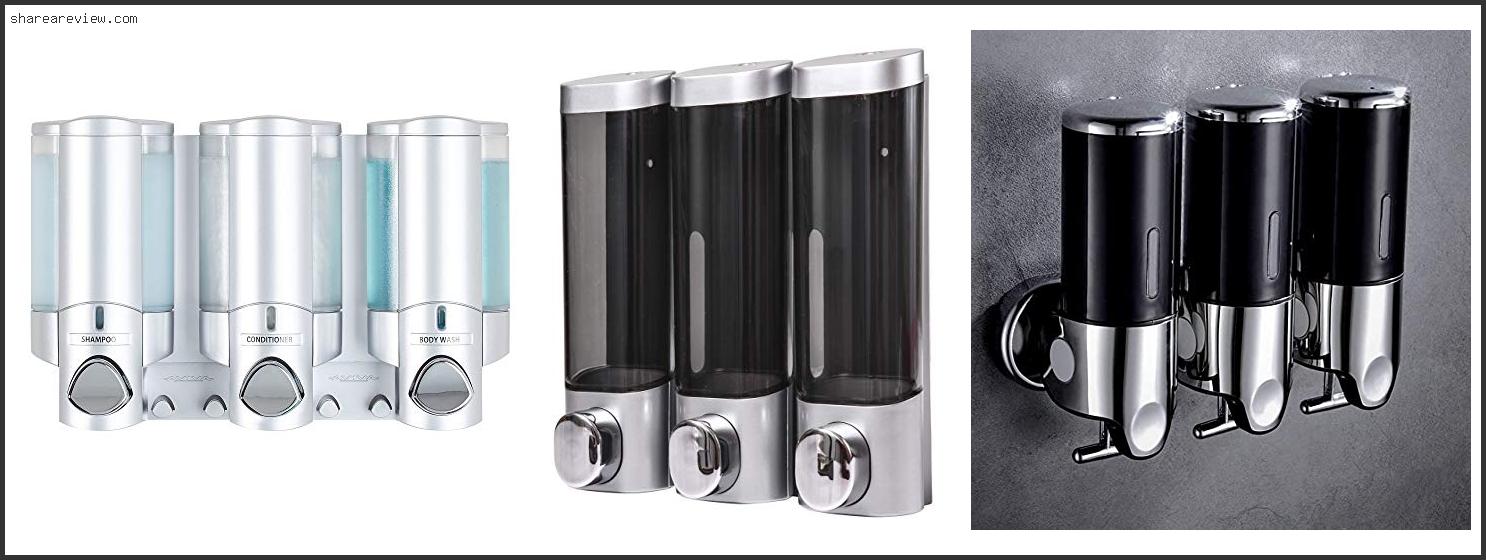 Top 10 Best Wall Mounted Shower Gel Dispenser Reviews & Buying Guide In
