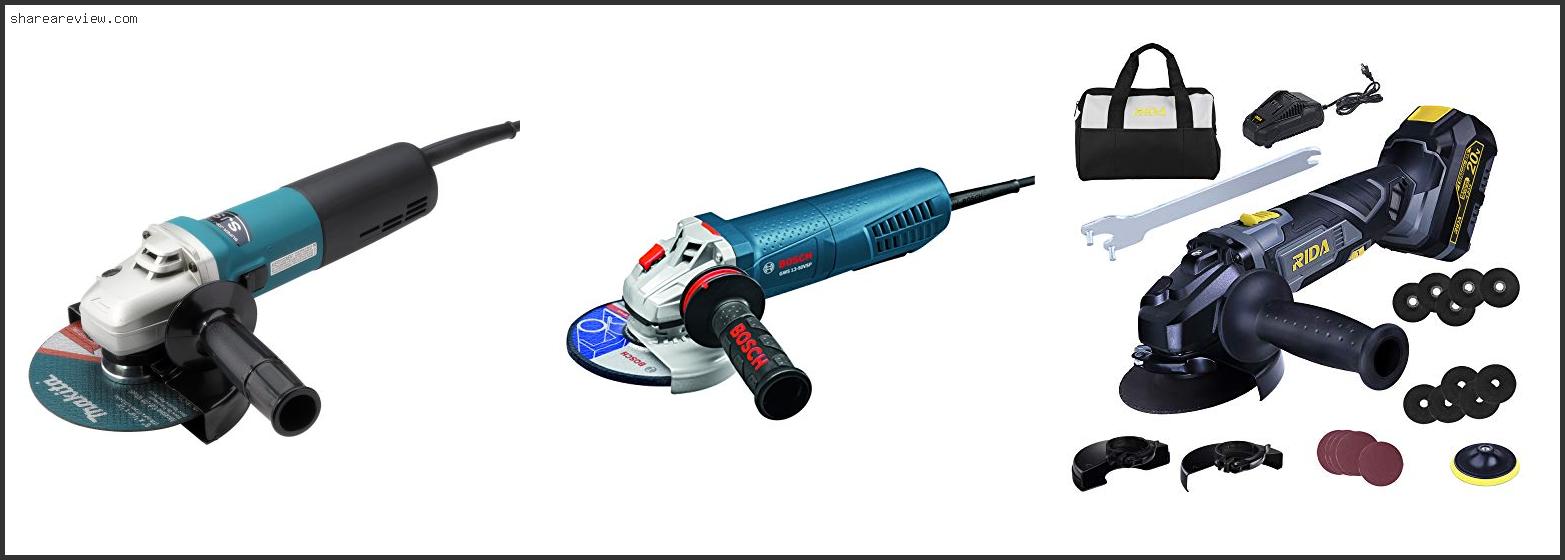 Top 10 Best Variable Speed Angle Grinder Reviews & Buying Guide In 2022