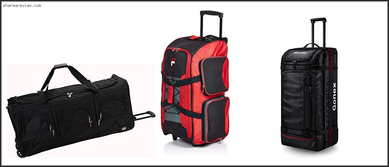 Top 10 Best Travel Duffel Bag With Wheels Reviews & Buying Guide In