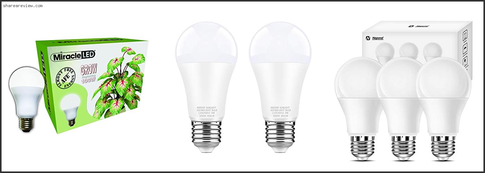 Top 10 Best Full Spectrum Led Light Bulbs Reviews & Buying Guide In