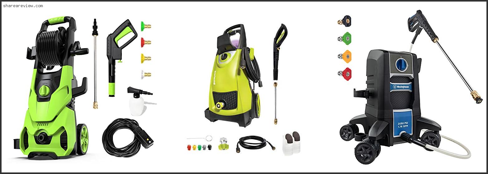 Top 10 Best Electric Pressure Washer Under 200 Reviews & Buying Guide