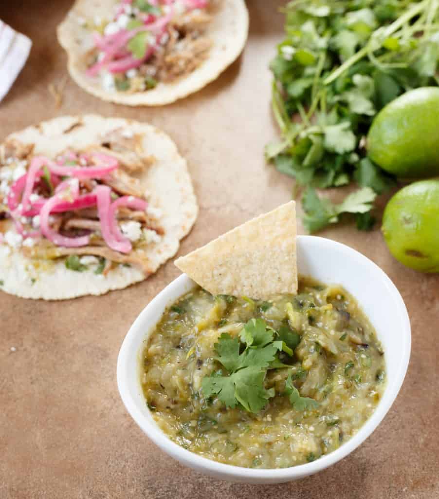 Roasted Tomatillo Salsa