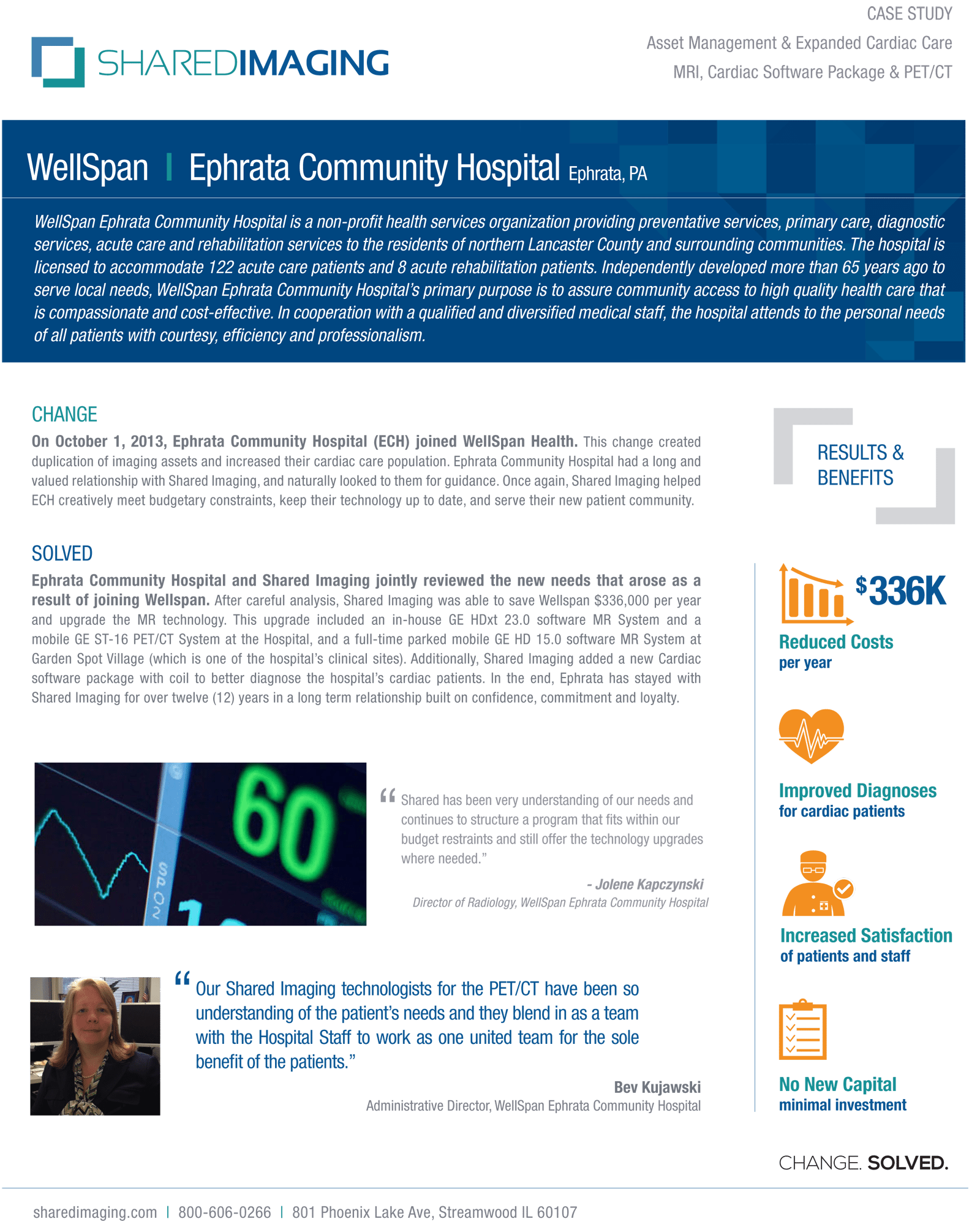 WellSpan Ephrata Community Hospital Case Study Shared Imaging