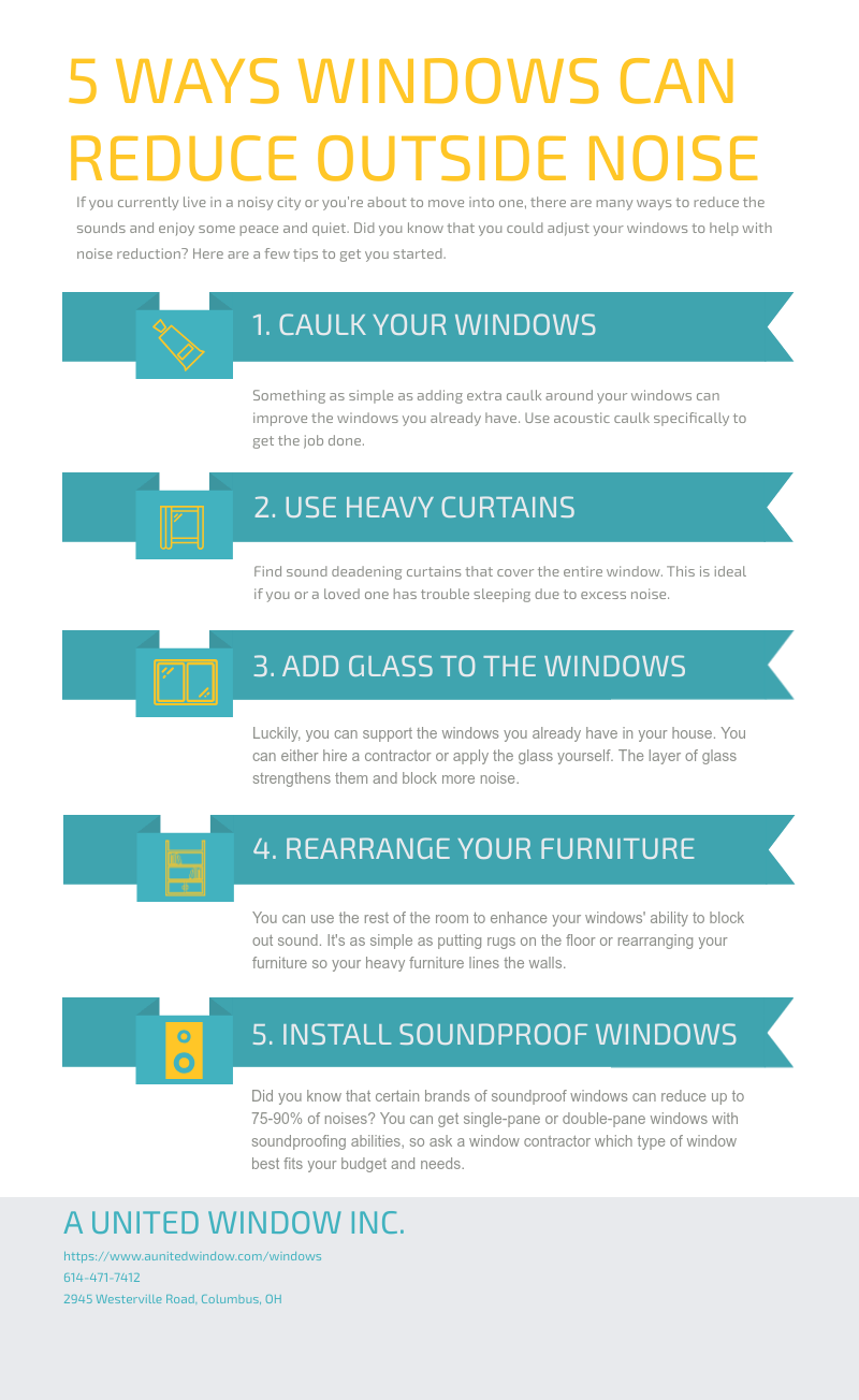 5 Ways You Can Reduce Outside Noise with Windows Shared Info Graphics
