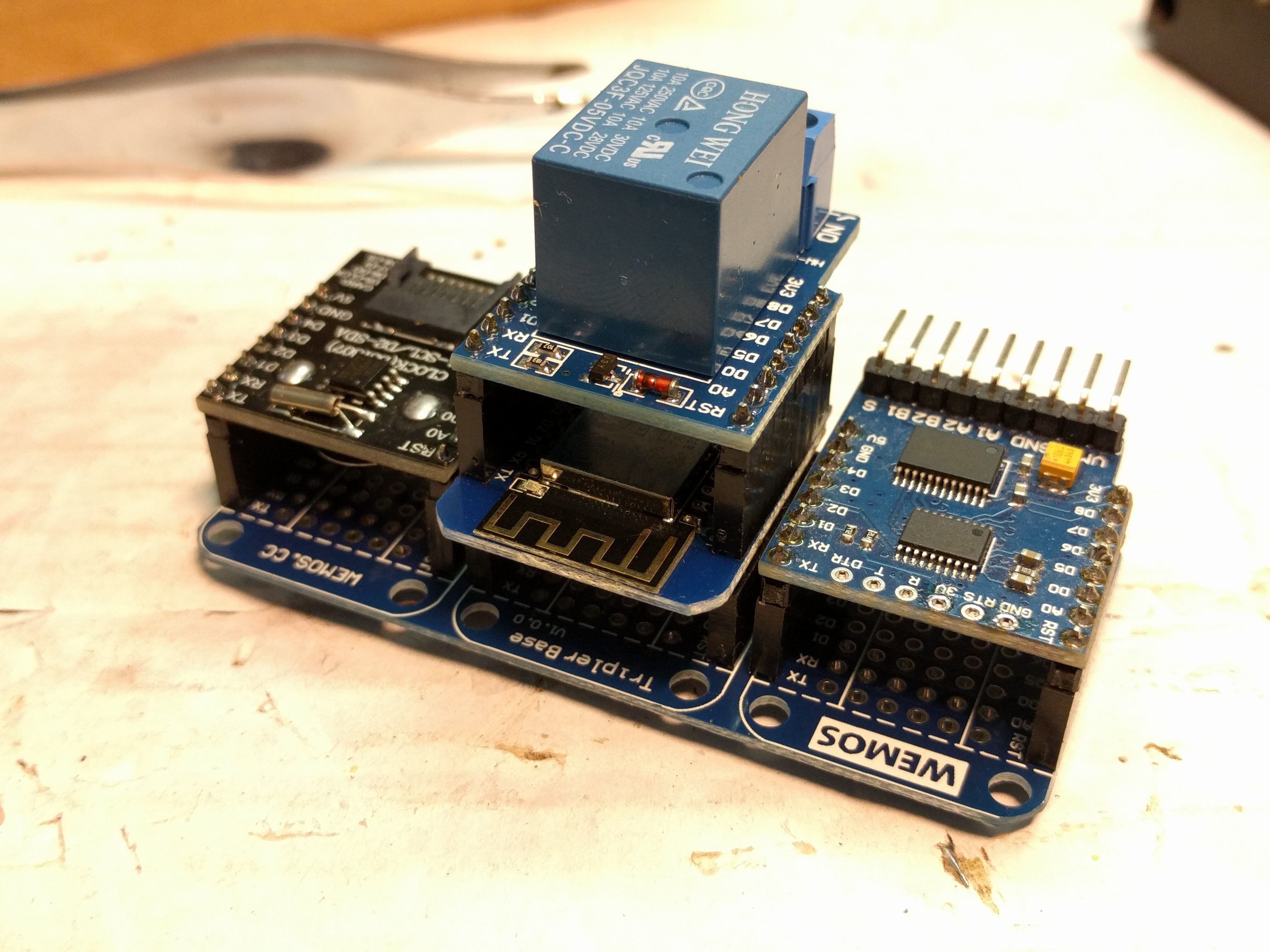 Wemos D1 Mini Relay Shield Schematic
