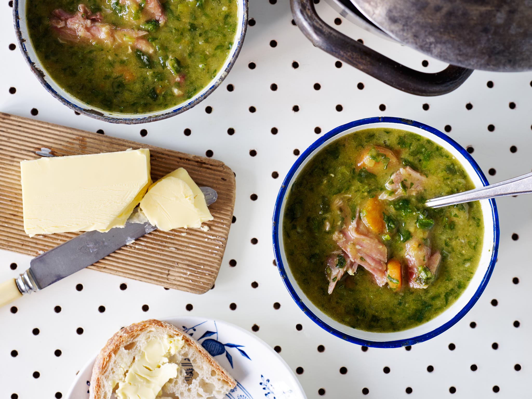 Split Pea Soup with Bacon Hock Shared Kitchen
