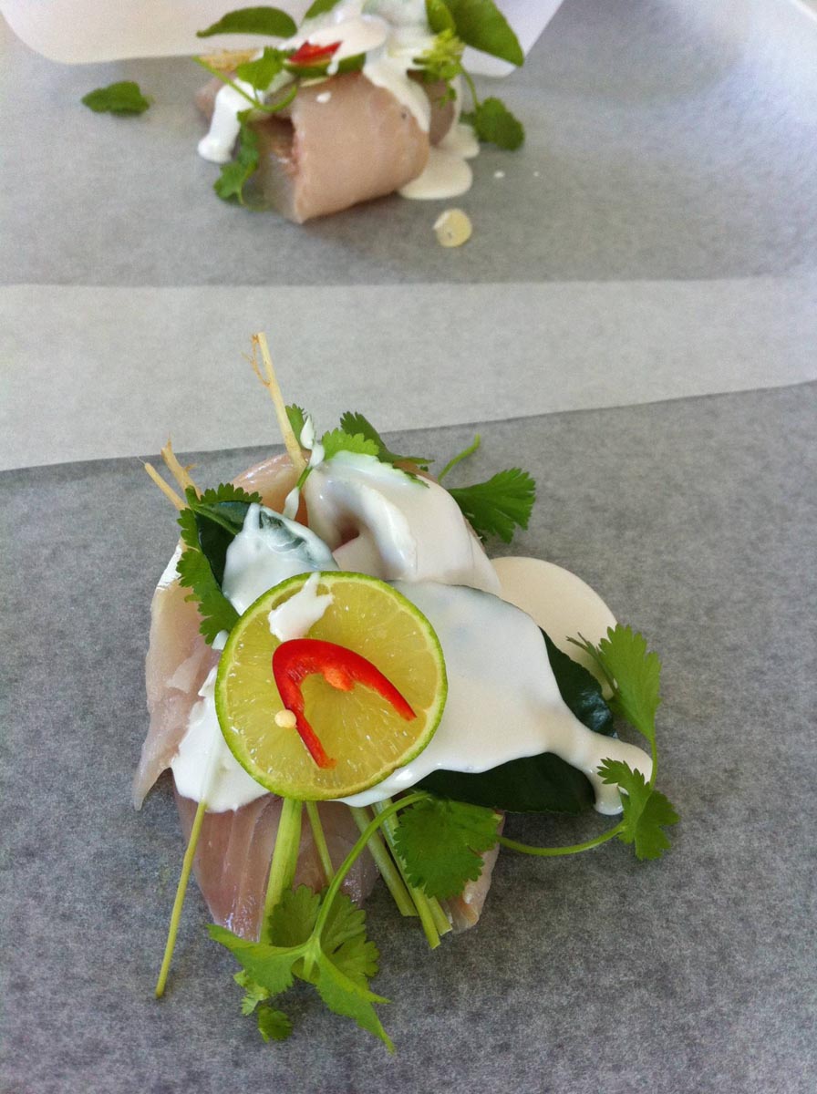 Fish Parcels with Coconut Cream & Kaffir Lime Leaves Shared Kitchen