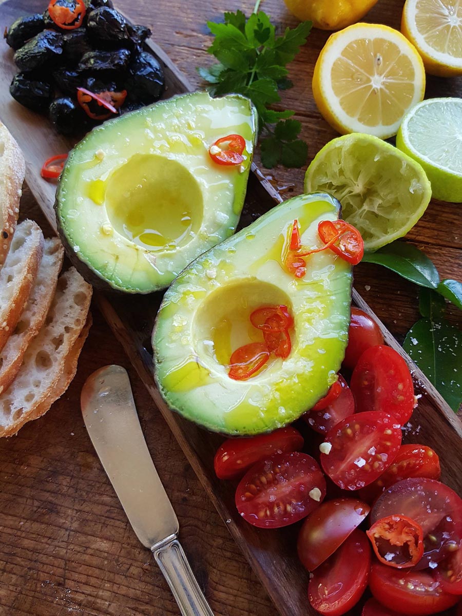 Avocado when perfect all you need is a squeeze of lime