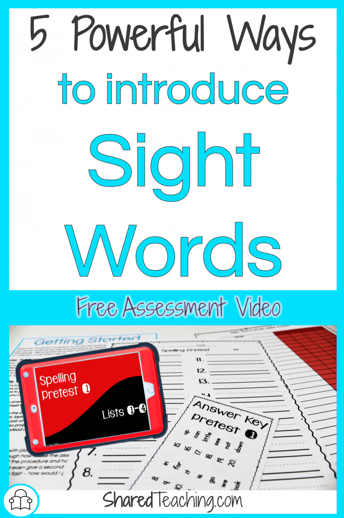How To Introduce Sight Words In 5 Powerful Ways - Shared Teaching