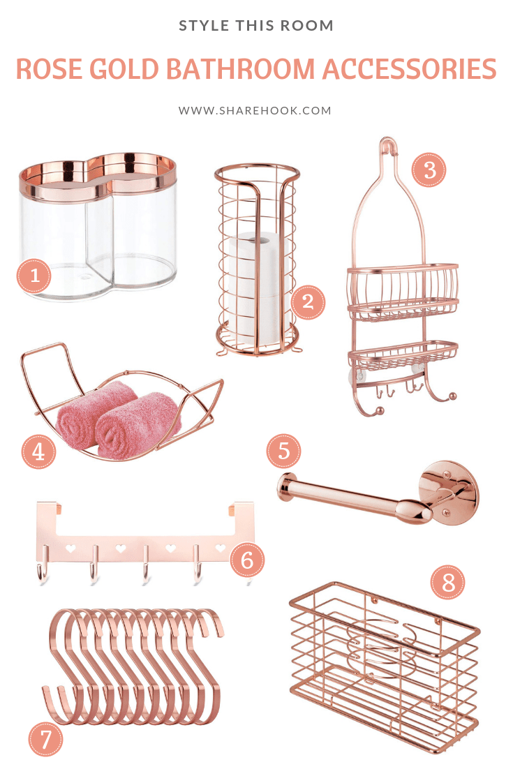 8 Rose Gold Bathroom Accessories That You Need To Get Right Now Sharehook