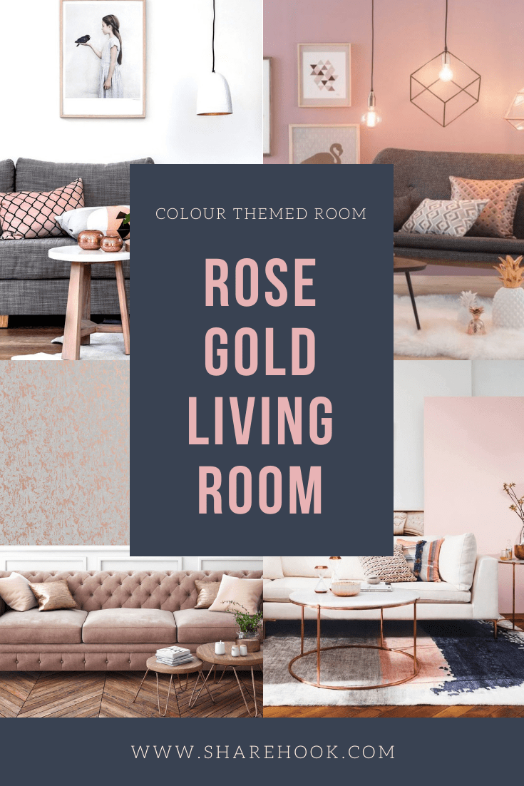 Beautiful Rose Gold Living Room You Can Picture Yourself Living In