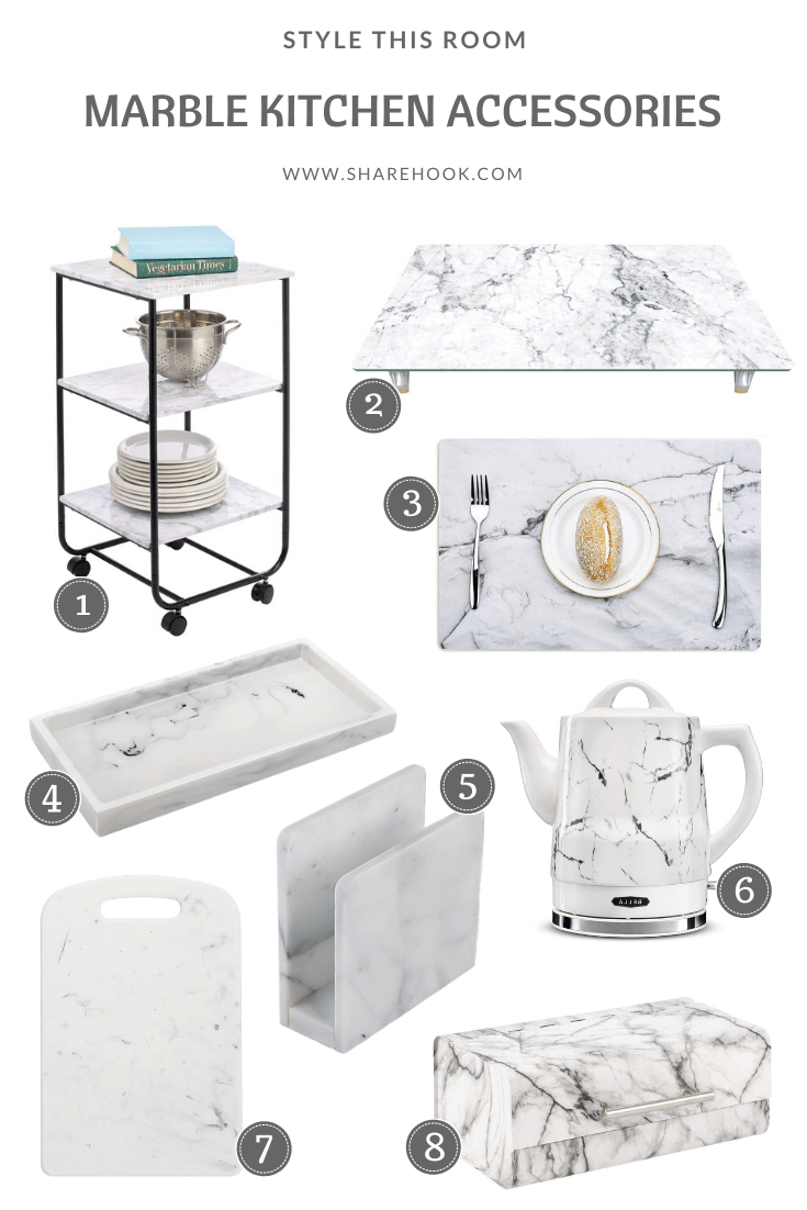 Marble Kitchen Accessories Sharehook