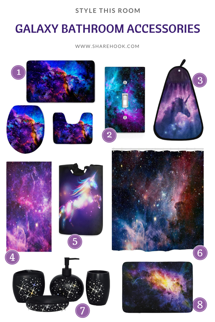 Galaxy Bathroom Accessories Sharehook
