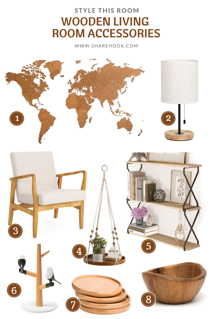 Wooden Living Room Accessories Sharehook