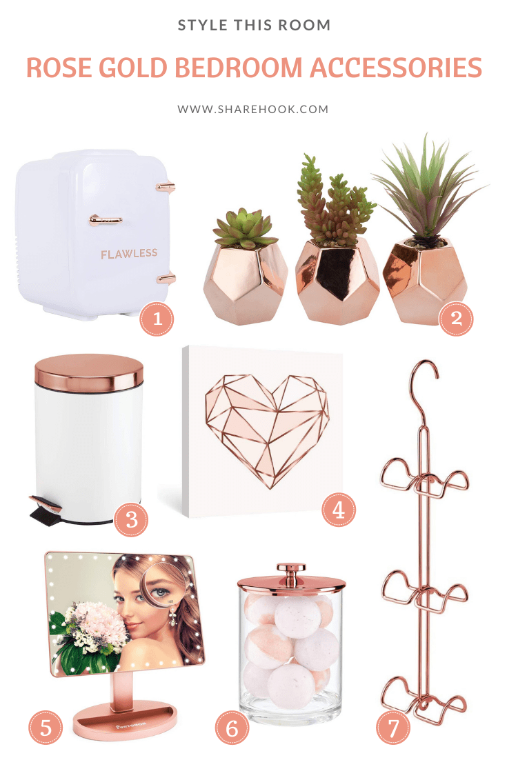 Rose Gold Bedroom Accessories South Africa at Diana Menard blog