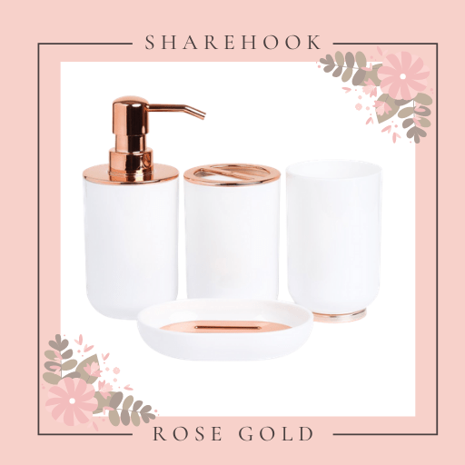 9 Rose Gold Bathroom Accessories That Will Gives Your Bathroom Hotel