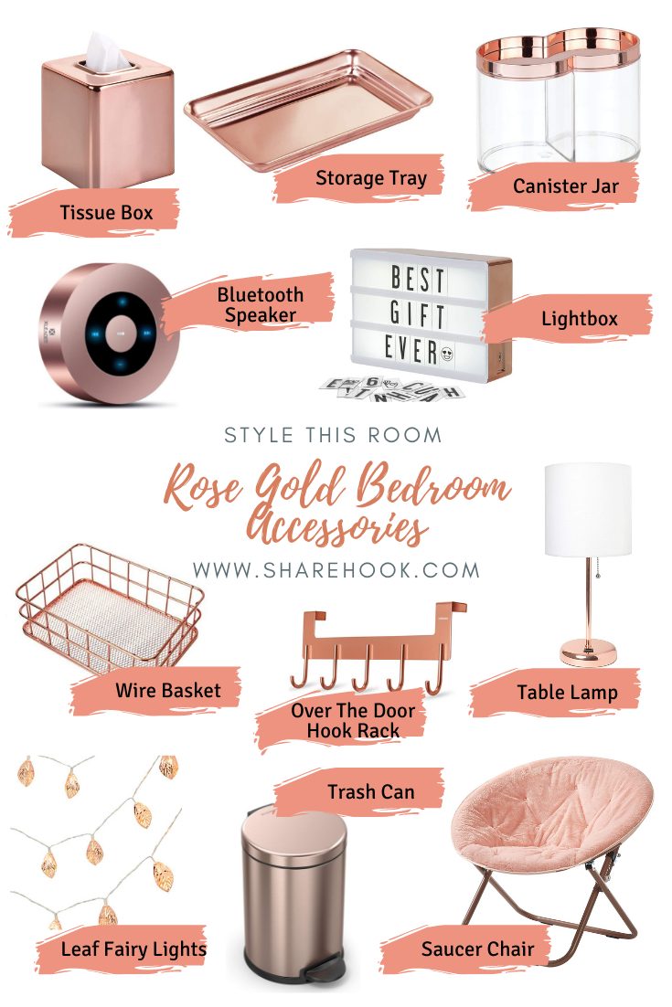 10+ Rose Gold Bedroom Accessories That Will Look Beautiful In Any