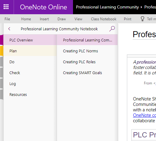Notebook Microsoft Teams