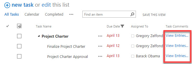 How to track comments with "append changes" functionality in SharePoint