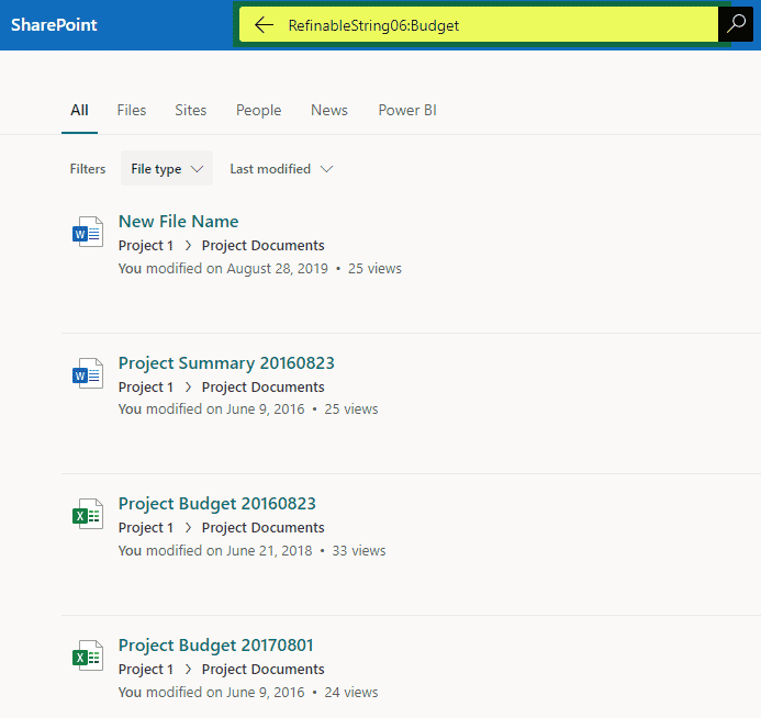 What is Keyword Query Language and how to use it in SharePoint Online