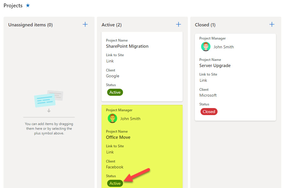 How to create a Board View on a SharePoint list SharePoint Maven