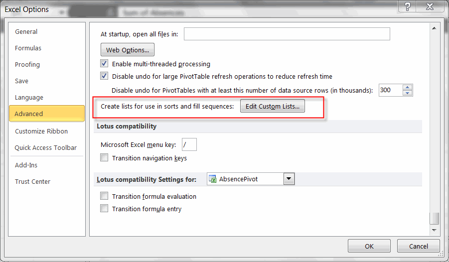 Define Custom Sort Order Excel Define Custom Sort Order Excel